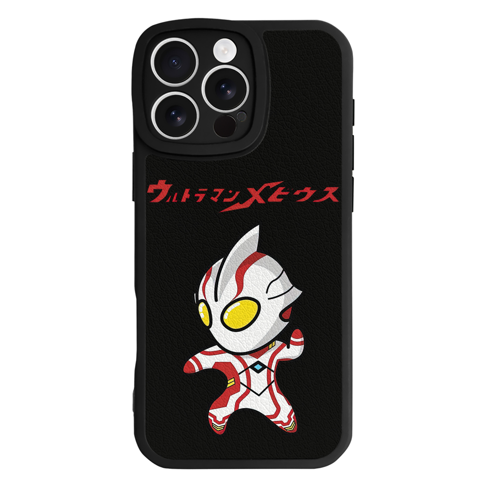 （画像用） ウルトラマン Ultraman 【iPhone 16シリーズ対応】シリコンスマホケース（レザー調） 材質：シリコン